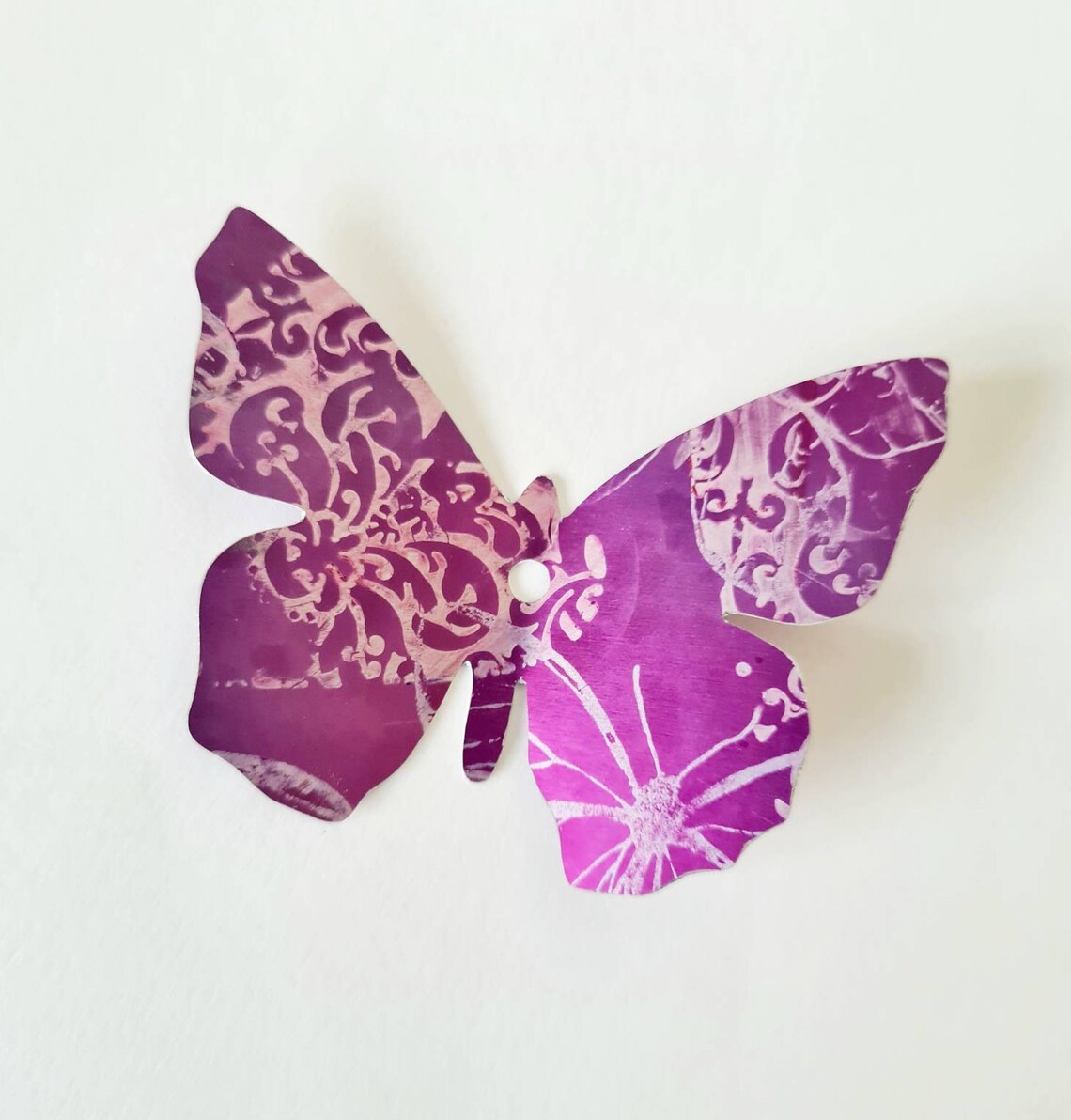 Set of 2 Wall Art Butterflies in anodised aluminium Etsy