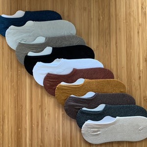 No Show Bamboo Socks Pack of Ten | Womens Socks | Mens Socks  | Sustainable Gift | Casual Walking Socks | Eco Friendly | Summer Socks