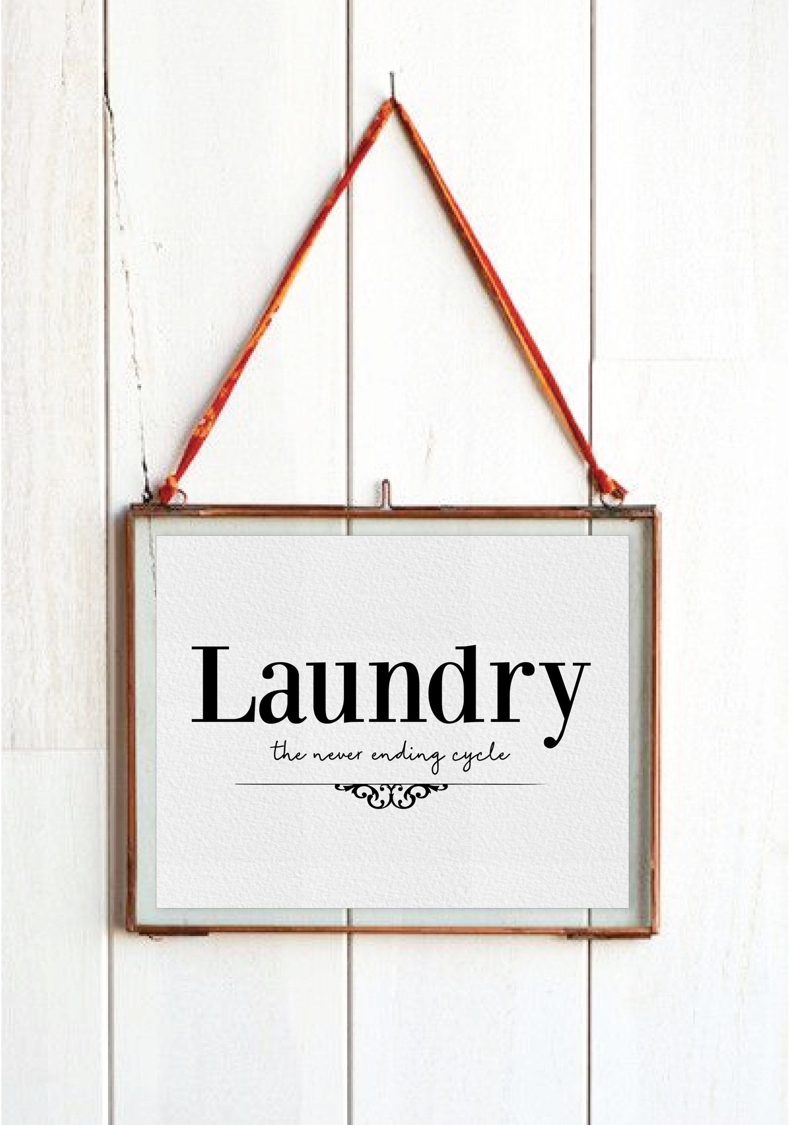 Laundry a never ending cycle print Etsy