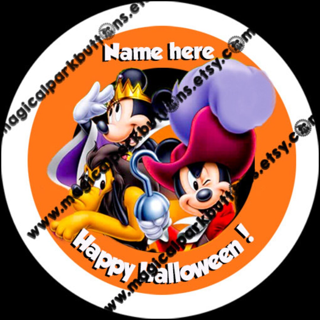 Disney Halloween Pinsdisney Halloween Buttonsdisney Park Etsy