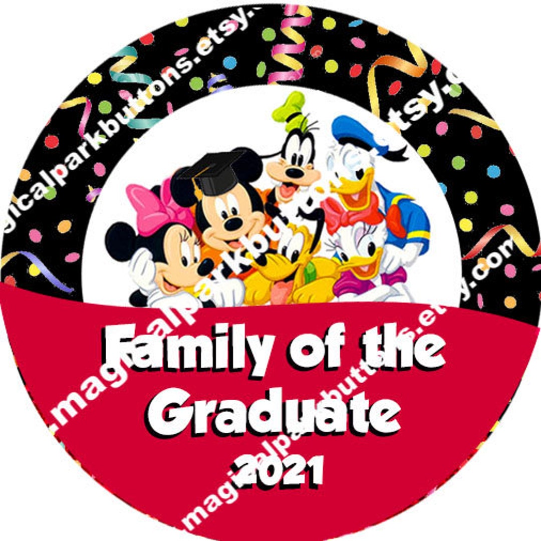 Disney Graduation Buttonsgraduation Buttonsariel Graduation Etsy