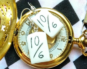 Earrings mad hatter-jewerly alice in wonderland-pendientes originales-jewerly wonderland
