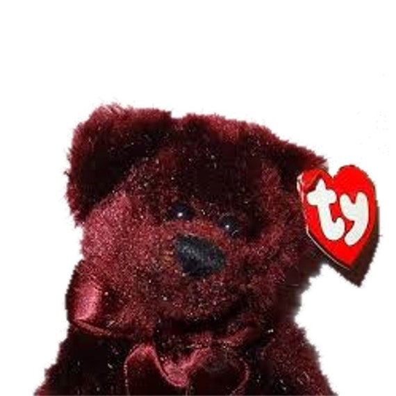 beargundy beanie baby
