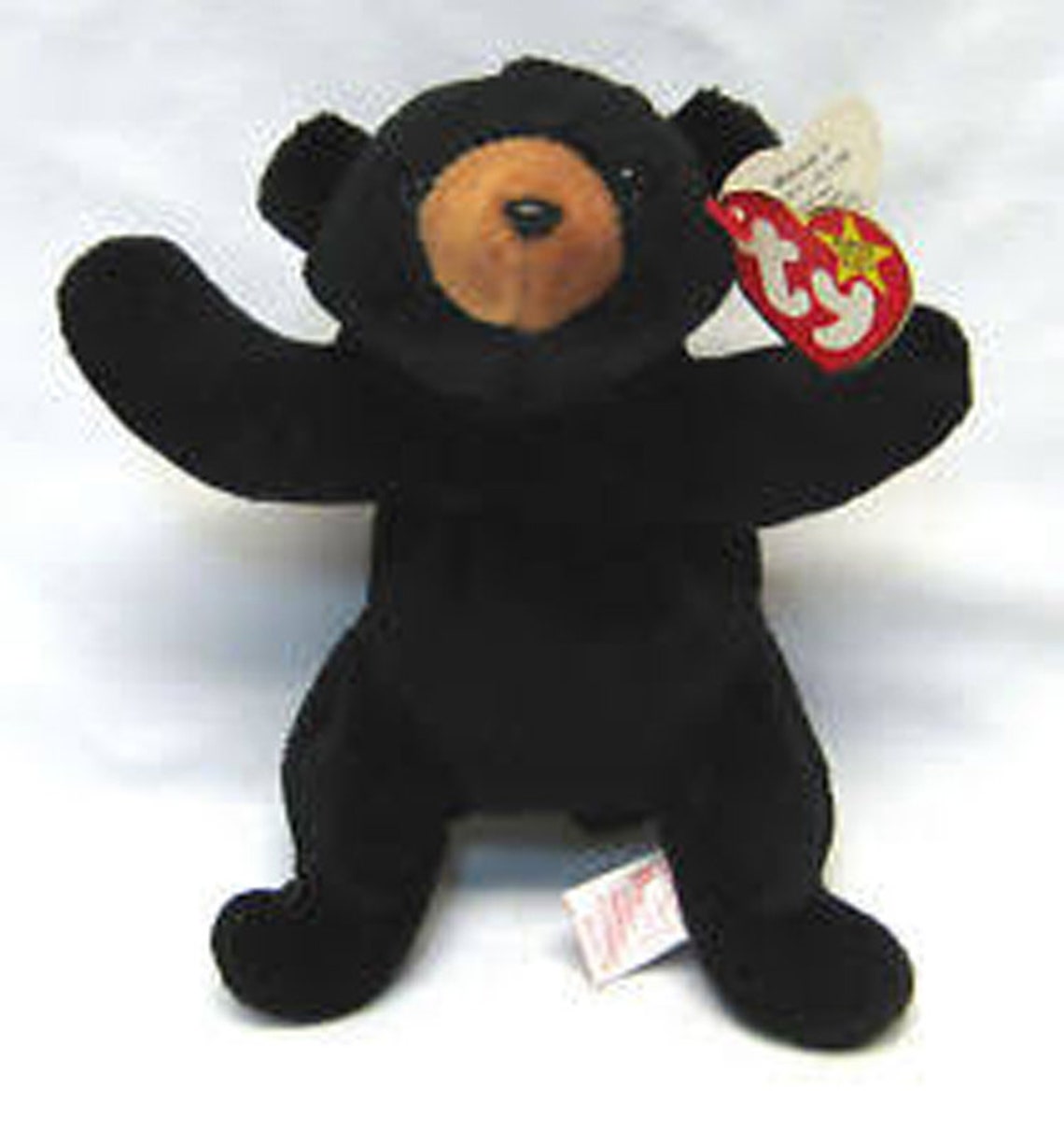 Vintage Beanie Baby: 1994 BLACKIE the Black Bear 8.5 inch | Etsy