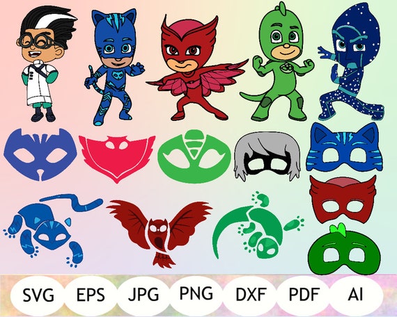 Download PJ Masks SVG PJ Masks Clipart Pj Masks Cut Files Pj Masks ...