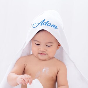 Toalla de bebé de bautizo, toalla con capucha de bautismo personalizado  para un niño o niña, bordado, bautismo toalla recién nacido, A19902 -   México