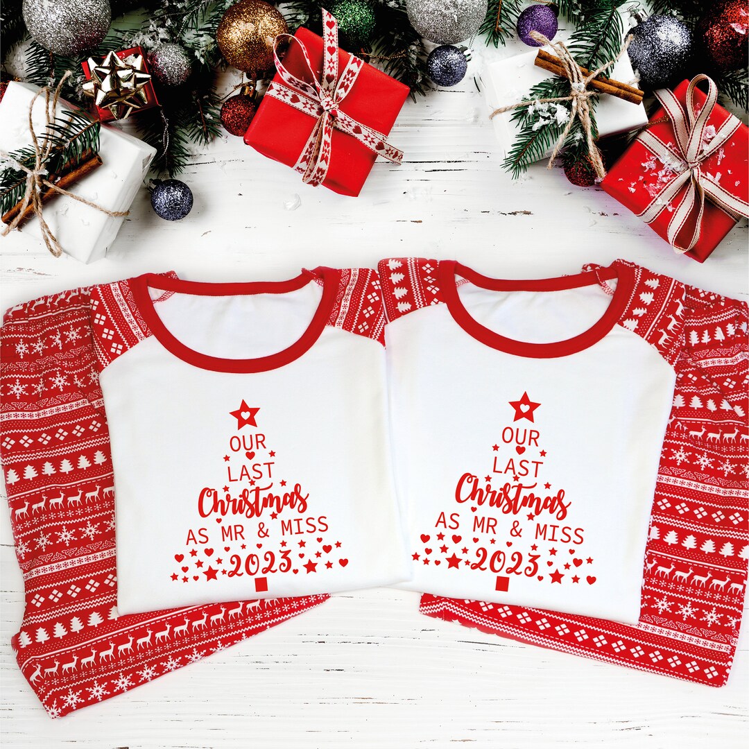 Christmas Santa and Letter Print Red Family Matching Raglan Long-sleeve Pajamas Sets (Flame Resistant)