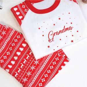 Personalised Christmas Pyjamas, Christmas Pyjamas Family, Christmas Pyjamas for Kids, Matching Family Christmas PJs, Baby Christmas Pyjama