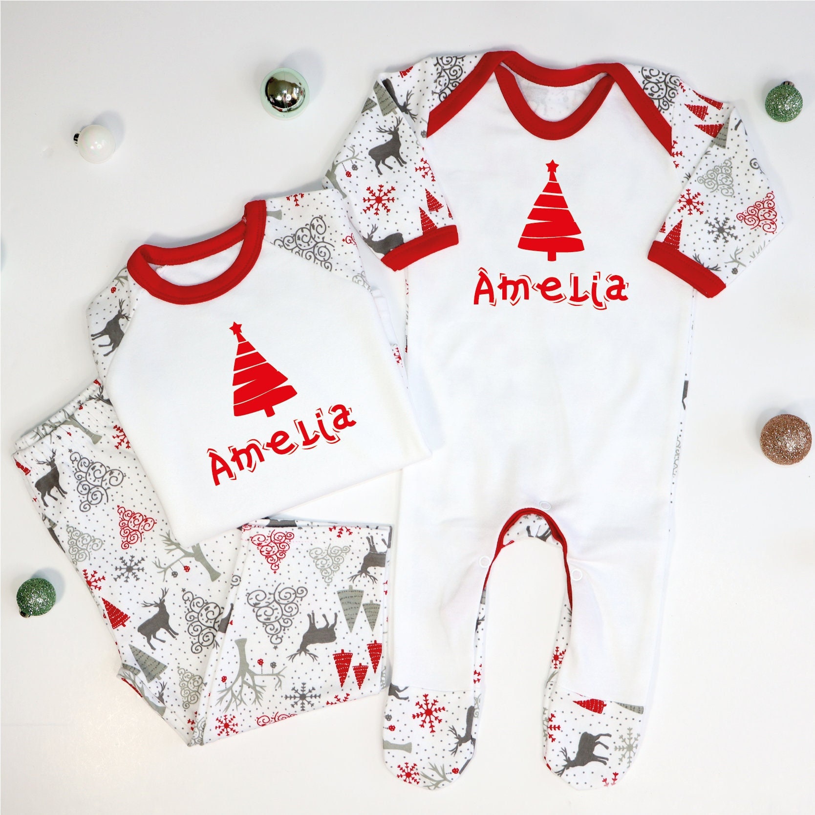 Personalised Family Christmas Pyjamas Siblings Christmas Pjs Set Luxury Xmas Pjs for Adults and Children Christmas Pyjamas Gift for Baby Etsy Canada