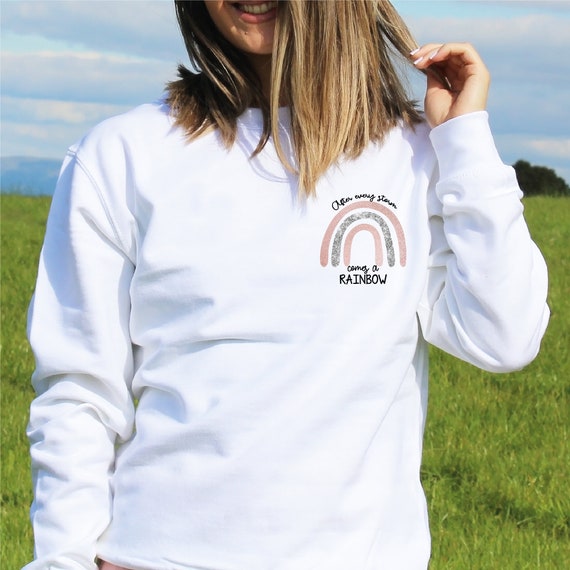 After Every Storm Comes a Rainbow Sweatshirt Cosy Luxury - Etsy Canada