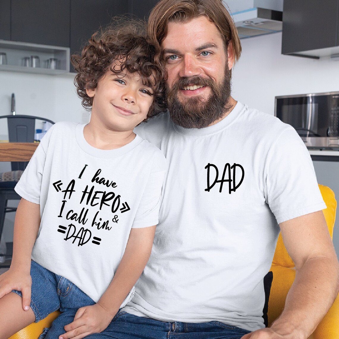 Dad Son Matching Shirt, Matching Tshirts for Daddy Baby Kids, I Have a — free download