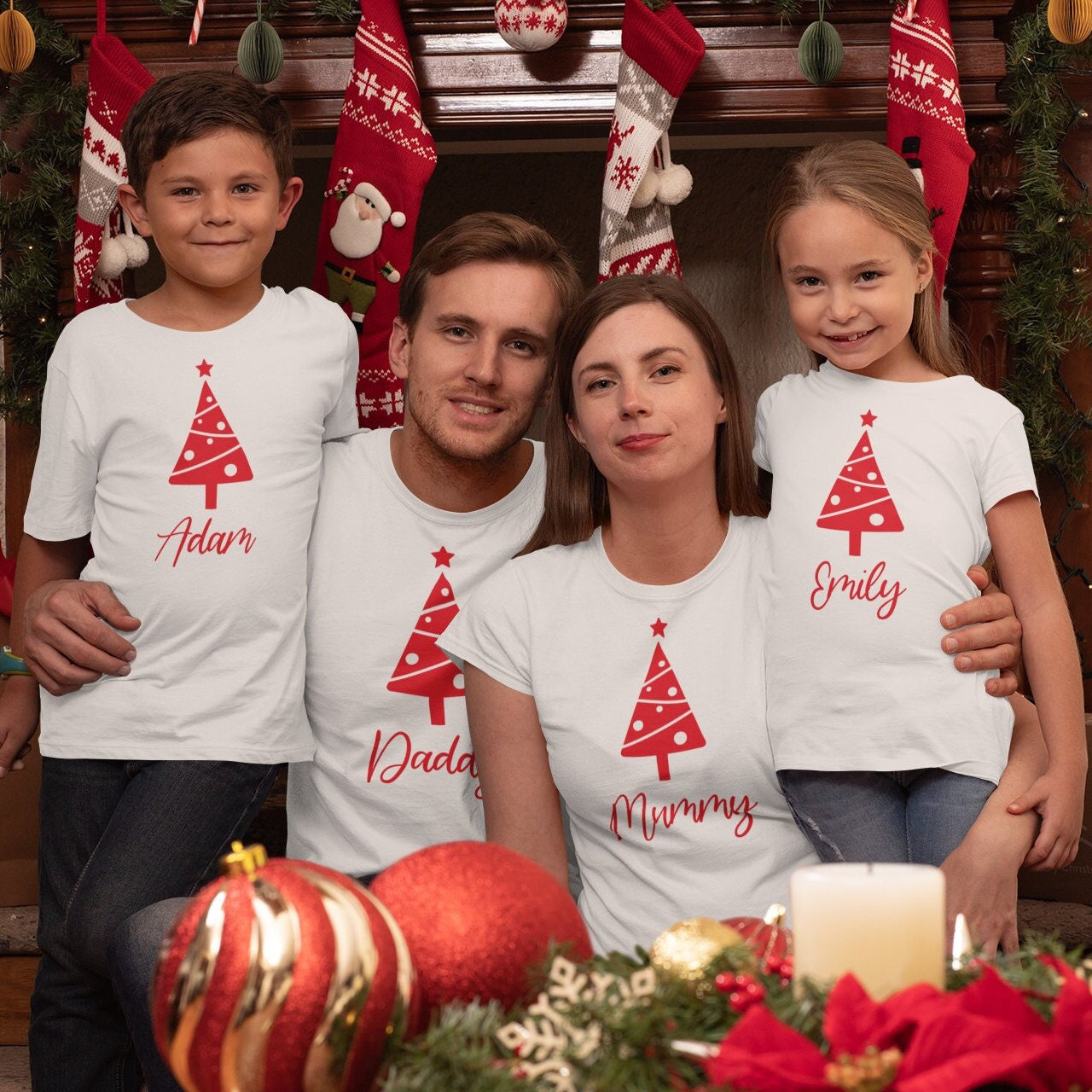 Custom made christmas t shirts Clearance