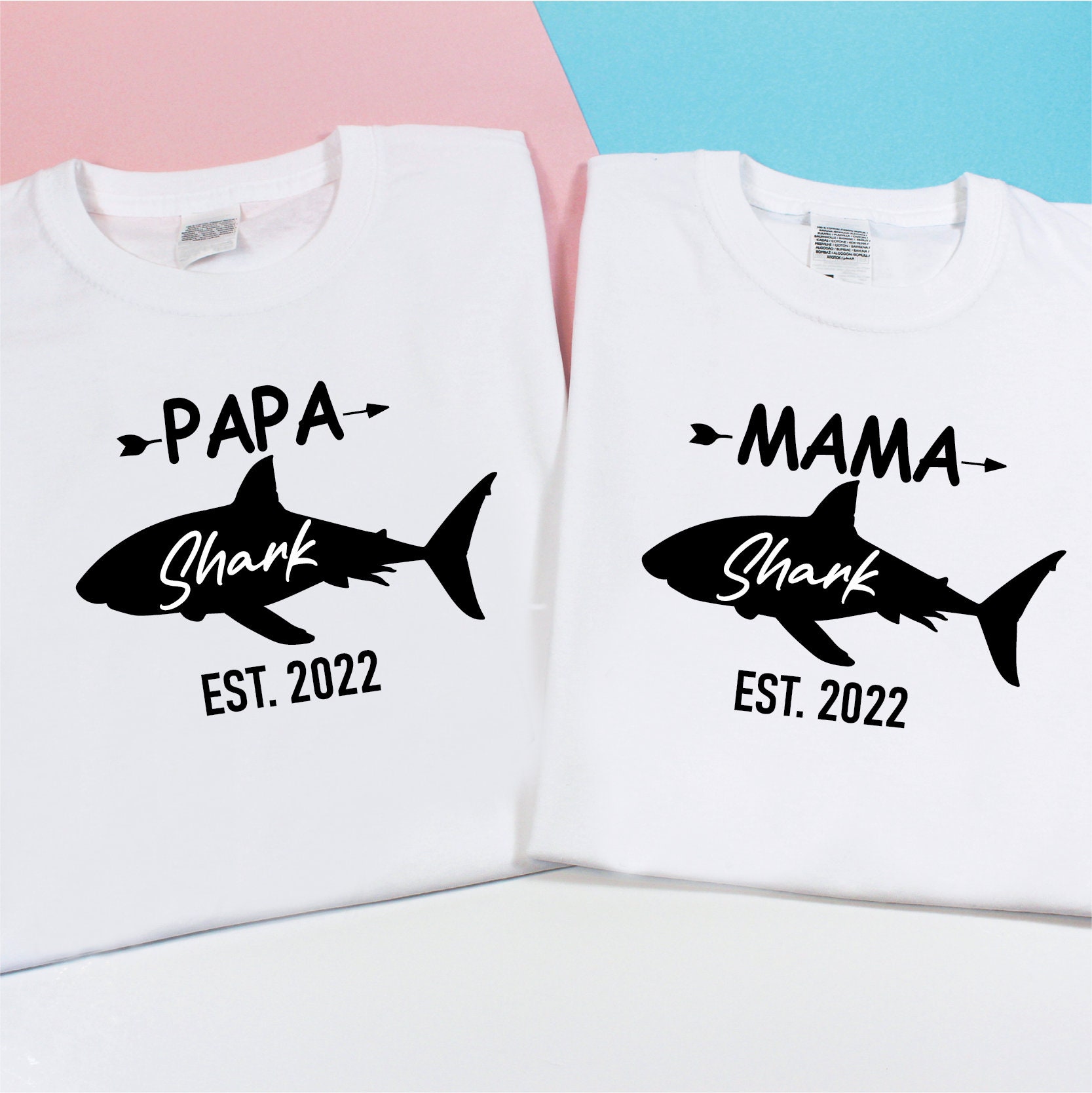 Mama shark t shirt 2025