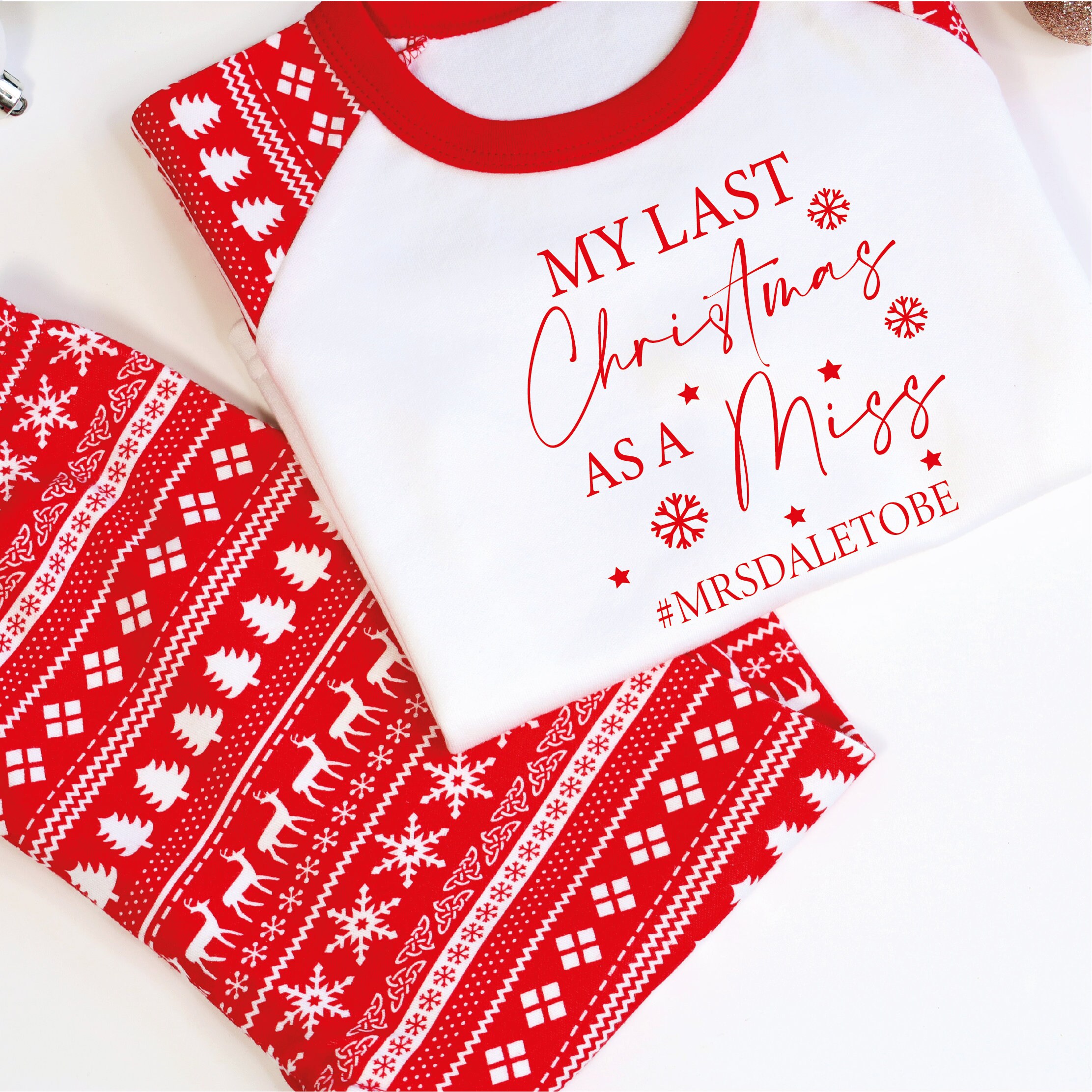 Last Christmas as a Miss Pjs My Last Christmas as a Miss Pyjamas Christmas Gift for Bride to Be Christmas Gift for Fiancee Wife to Be Etsy Canada