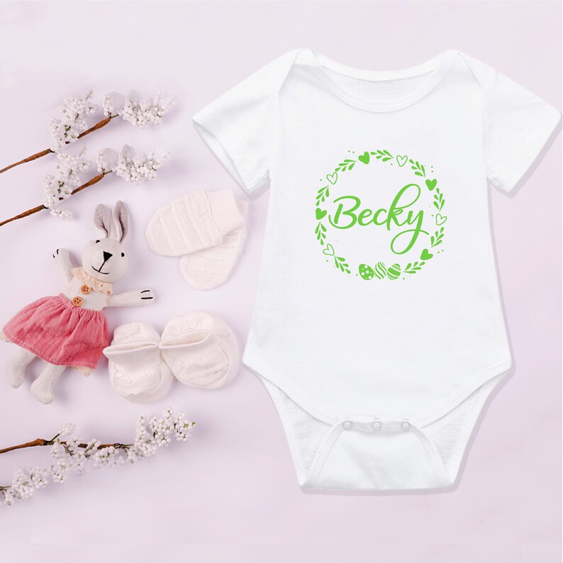 Personalised Kids Easter t-shirt T-shirt, Easter Family Shirt, Name Easter top, Boy or Girl Easter Top, Custom Easter Shirt Outfit