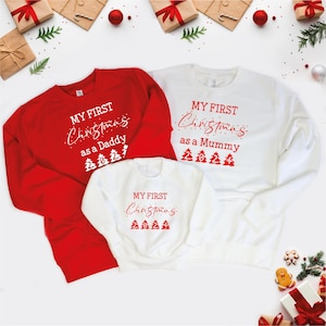 My first Christmas Jumper, My first Christmas Family Matching Sweatshirt, My first Christmas as Mummy, My First Christmas as Daddy, 1st Xmas