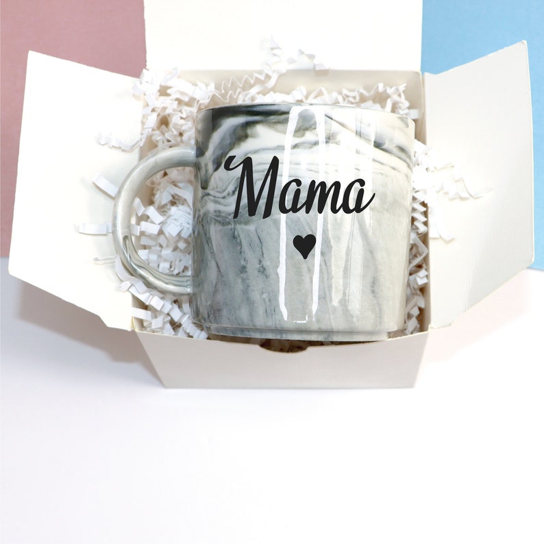 Mum Luxury Pink Or Grey Marble Mug Mothers Day Gift, Special Birthday Gift For Mummy Mom Mother, Personalised Mug, Coffee Tea Lover Mug Cup image 3