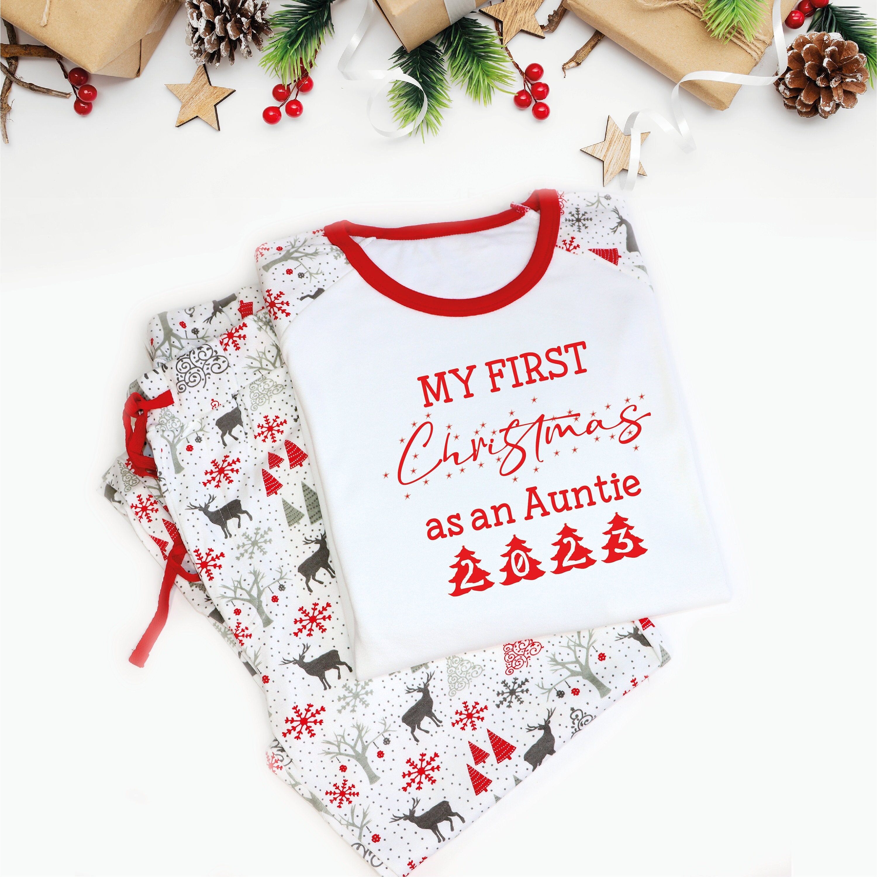 Auntie christmas pyjamas deals