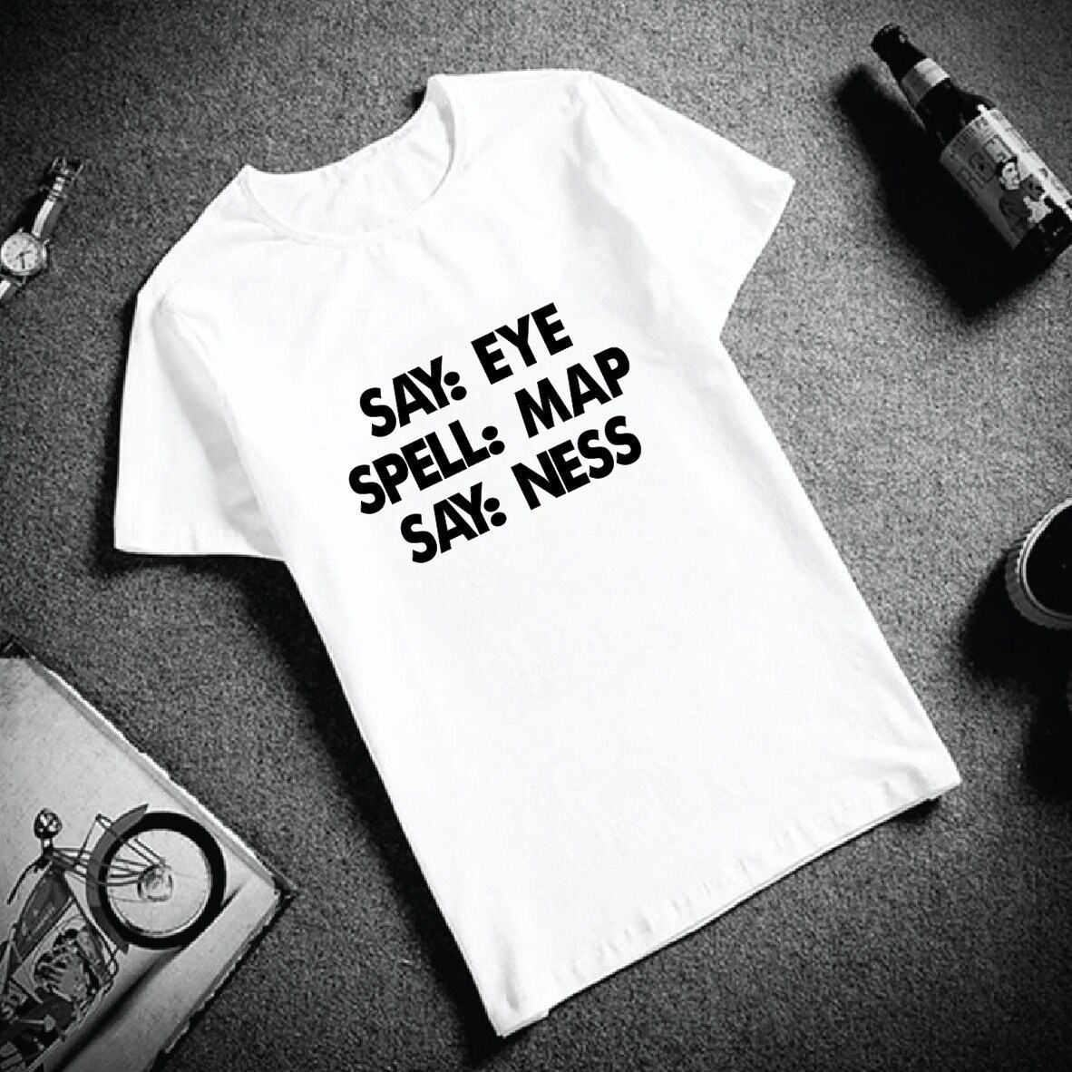 Image of Funny Birthday Gift For Him| Cheeky Christmas Boyfriend | Stocking Stuffers For Men |Say Eye, Spell Map, Say Ness| Present