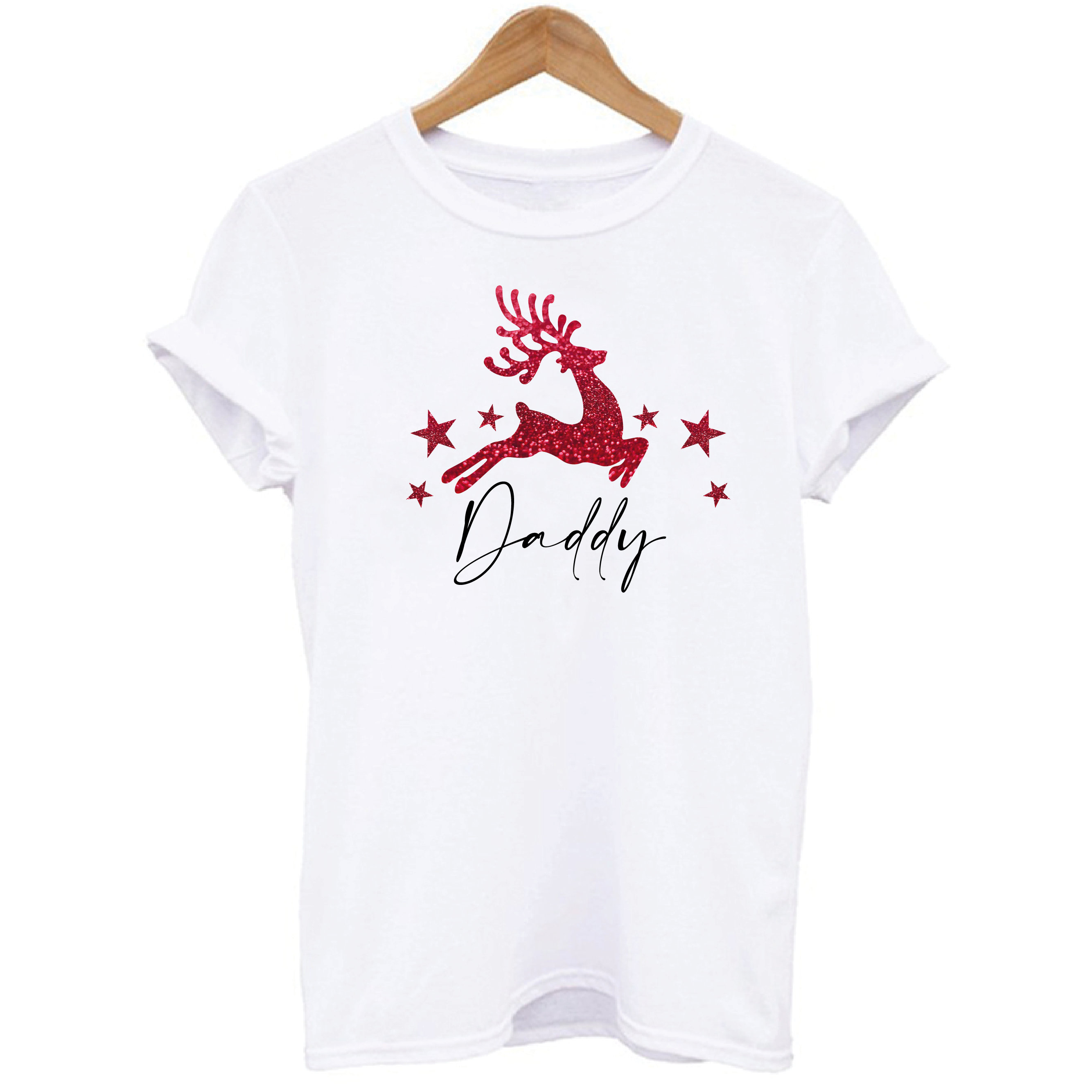 Personalised Matching Family Christmas Tshirts Matching Etsy