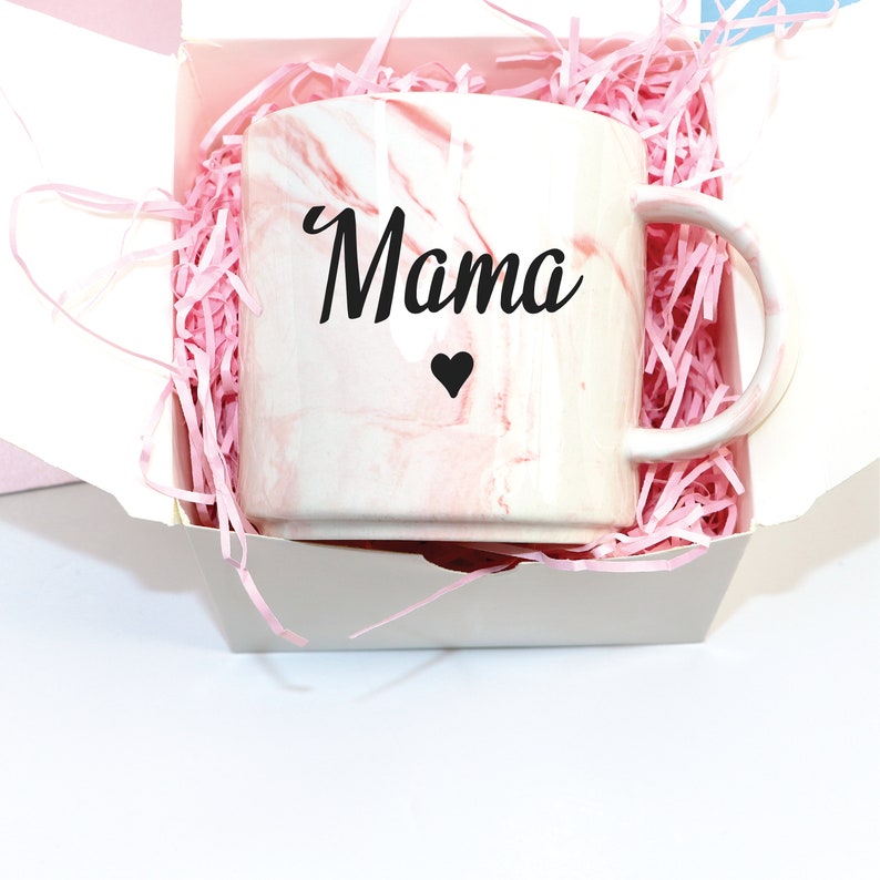 Mum Luxury Pink Or Grey Marble Mug Mothers Day Gift, Special Birthday Gift For Mummy Mom Mother, Personalised Mug, Coffee Tea Lover Mug Cup image 2