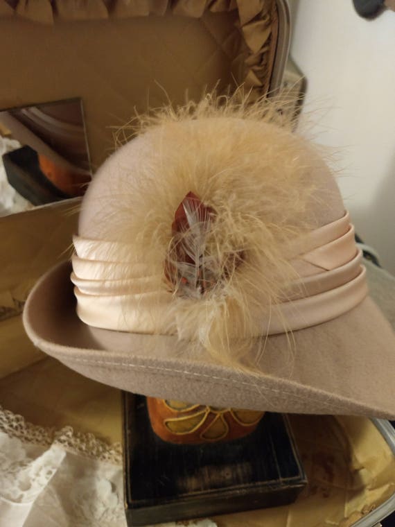 Vintage Feather Hat
