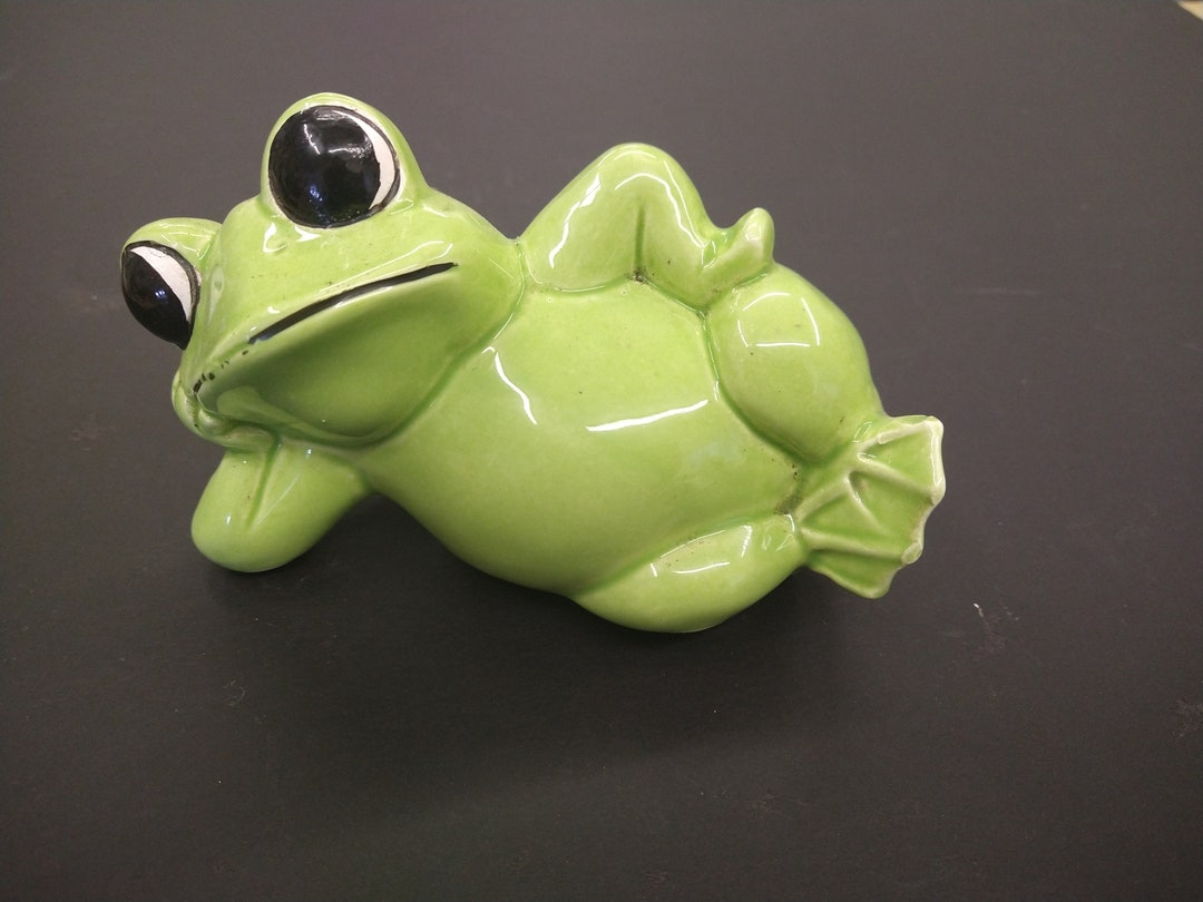 Frog Piggy Bank Etsy