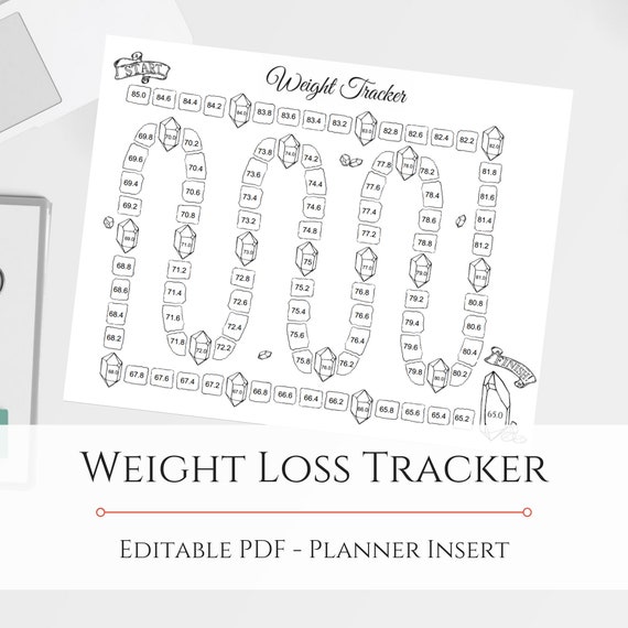 Weight Loss Tracker Chart