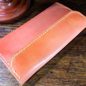Ladies Long Wallet - Ladies Leather Wallet - Ladies Purse - Bags and Purses - Leather Wallet - Bags and Accessories - Handmade wallet -