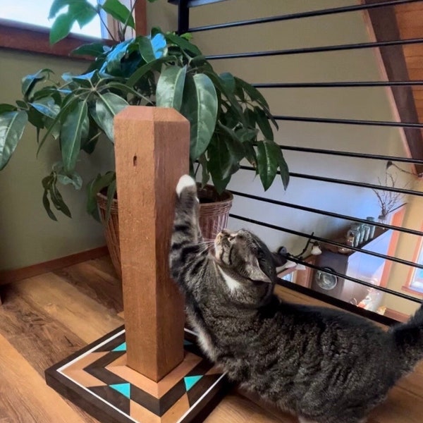 Hübscher Holz Katzenkratzbaum - Katzenkratzbaum - Katzenmöbel