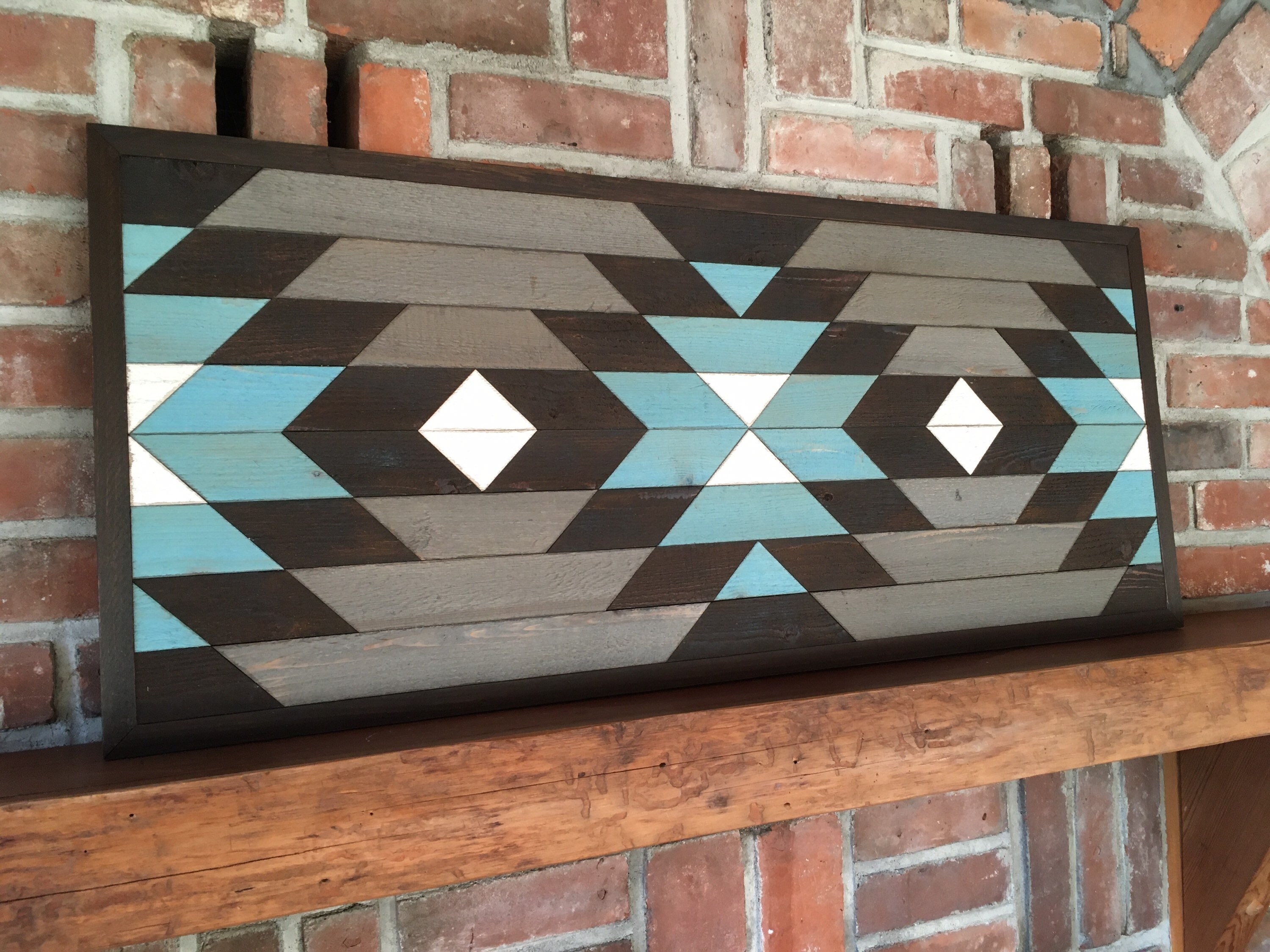 TAHOE Reclaimed Wood Wall Art Southwest Wood Wall Decor Etsy