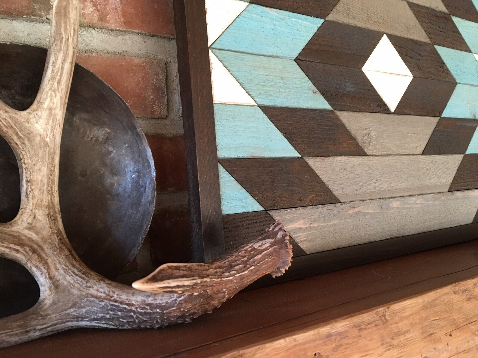 TAHOE Reclaimed Wood Wall Art Southwest Wood Wall Decor Etsy