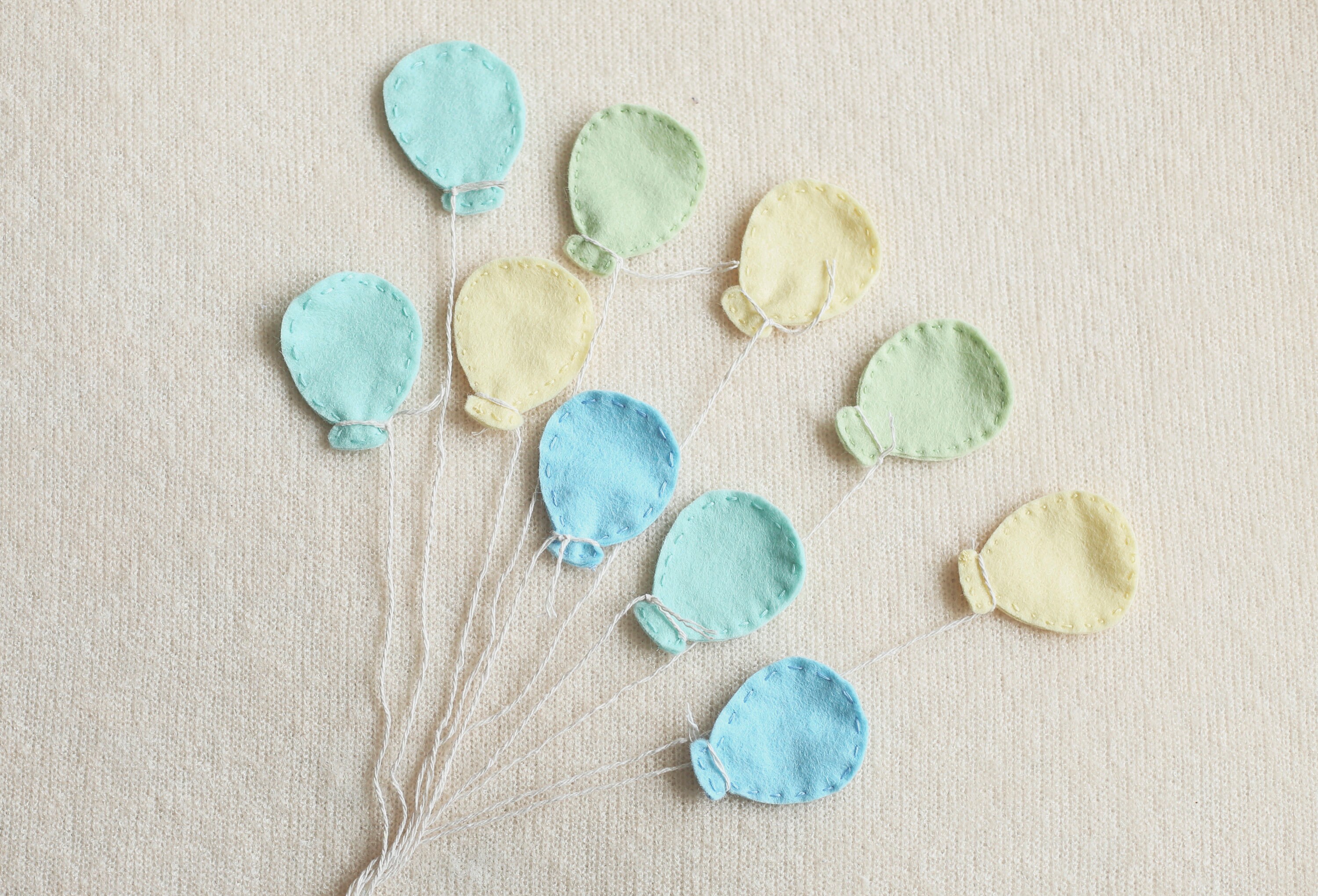 Tiny felt balloons prop for newbornsfelt balloons Etsy