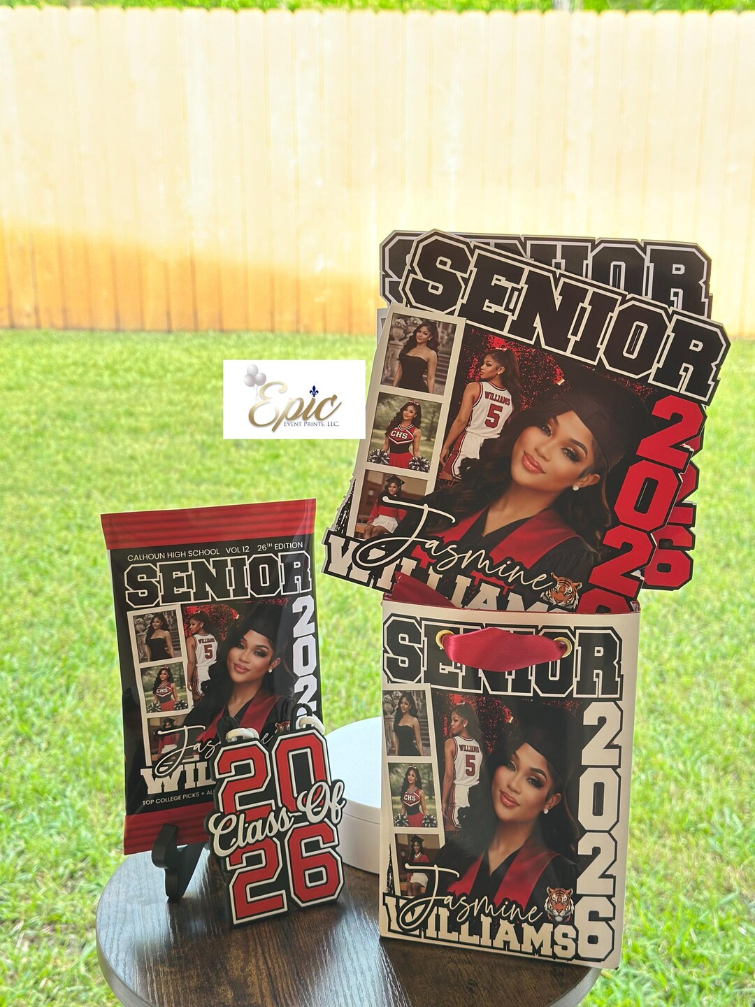 Personalized Graduation Gift Set, Class of 2026 Custom Bundle, Senior ...