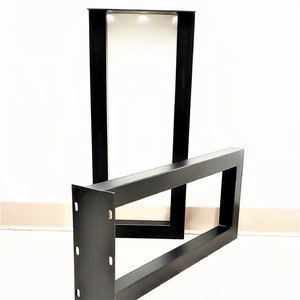 H28  x W12&quot; U Shaped Console Table Legs - 1 Pair