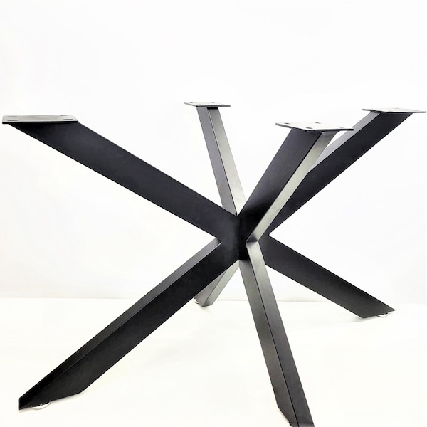 H28  x L48  x W28  Spider Shaped Dining Table Legs