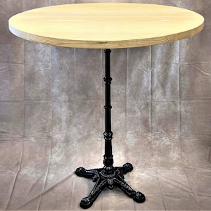 H41 x W21 Cast Iron Pedestal Bar Table Leg immagine 3