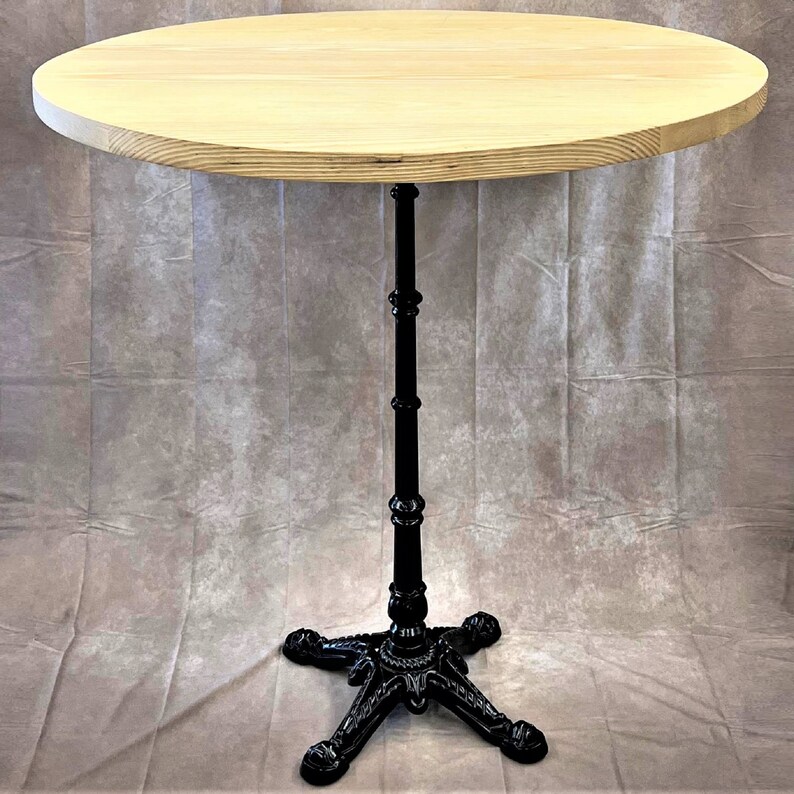 H41 X W21 Cast Iron Pedestal Bar Table Leg Etsy Canada