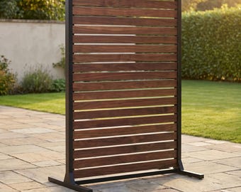 Indoor / Outdoor Privacy Screen Freestanding Divider Frame