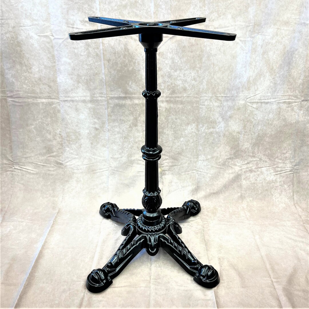 H28 X W21 Cast Iron Pedestal Dining Table Leg Etsy
