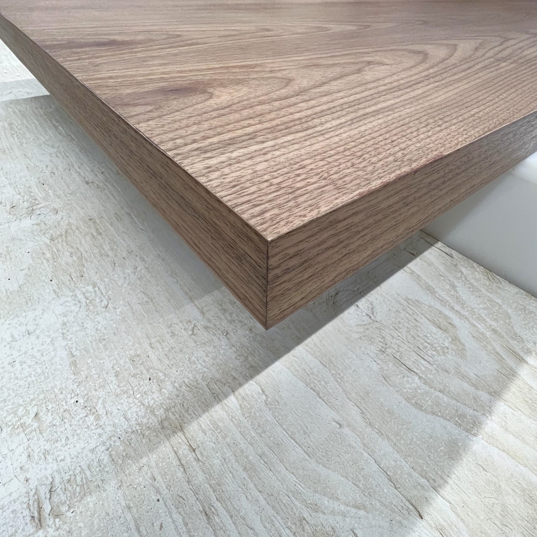 Real Wood Veneer Table Top Black Walnut Veneer Etsy