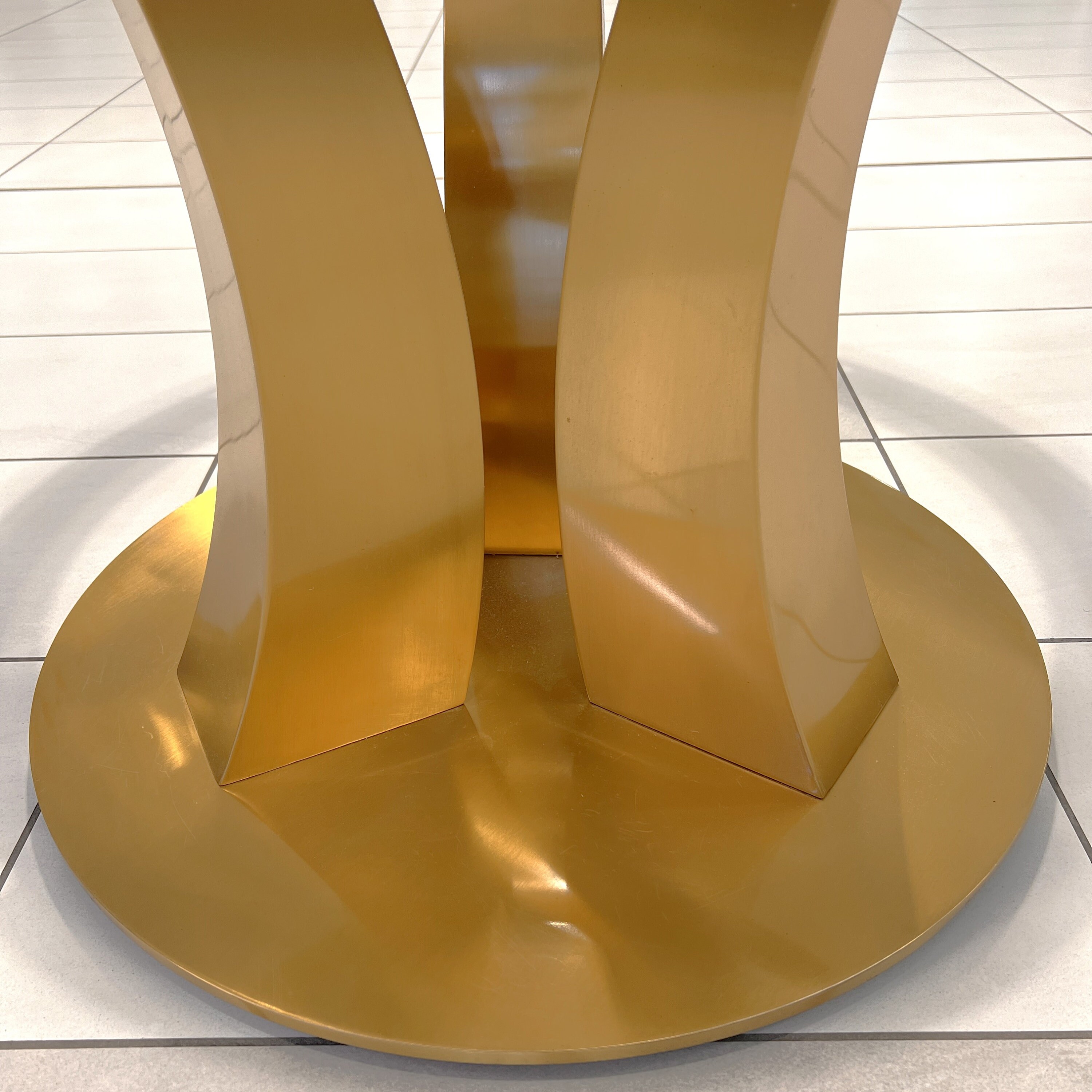 H28 Color H28 X W30 Gold Color Round Dining Table Base - Etsy