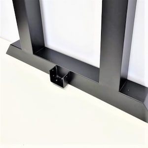 EXTRA WIDE Double - I Shaped Dining Table Legs (with cross-bar support) - Pair