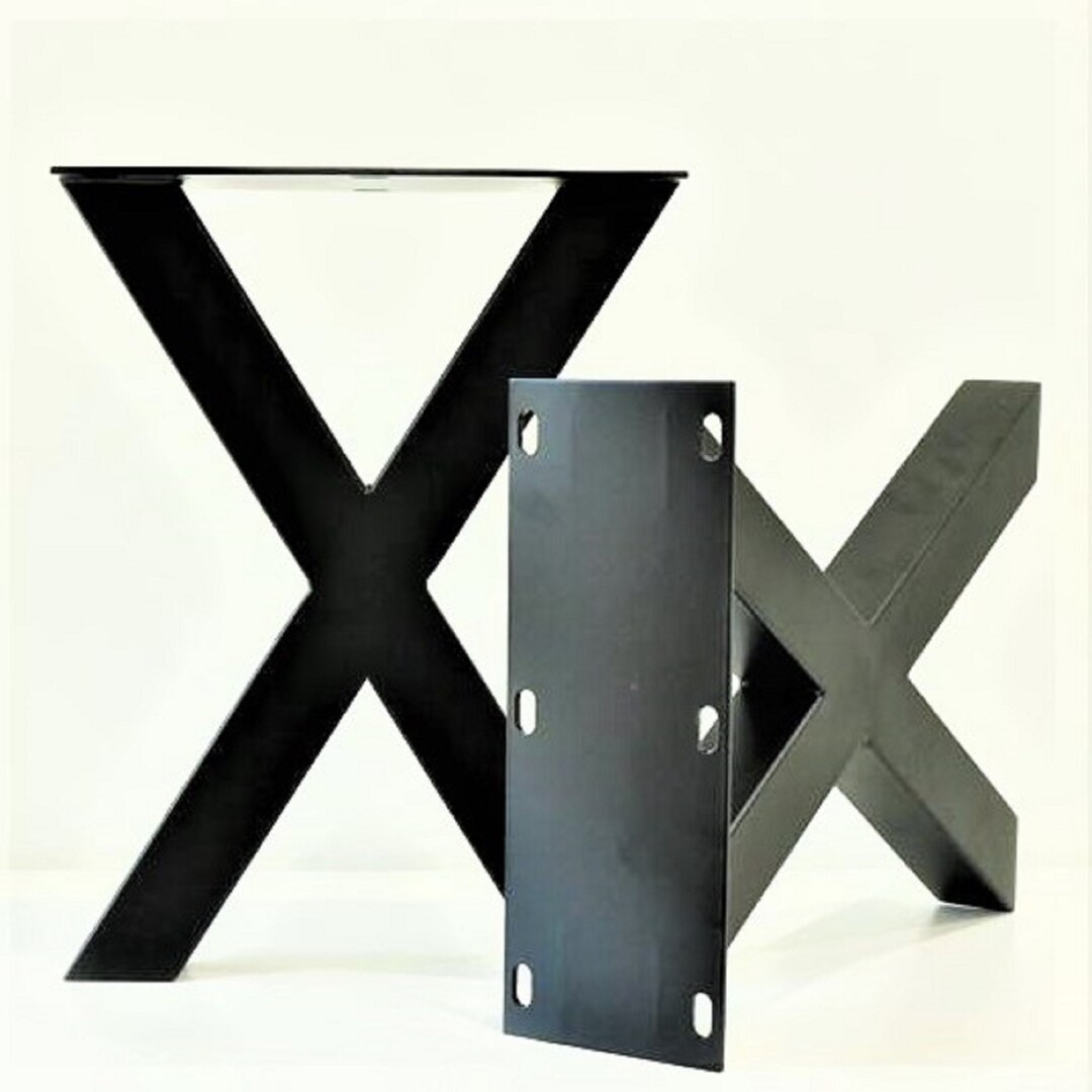 H16 X W12 Xshaped Bench Legs 1 Pair Etsy