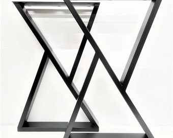 H40" BAR HEIGHT Table Legs - Z Shape - Pair