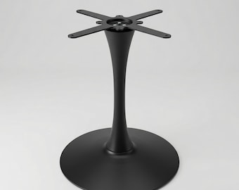 H28  x W23.5 Black Color Tulip Shaped Dining Table Leg
