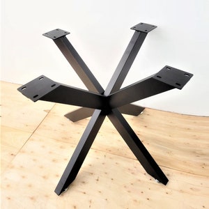 H28  x W34  ROUND Spider Shaped Dining Table Legs