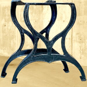 Type-1 Cast Iron Dining Table Legs - Pair