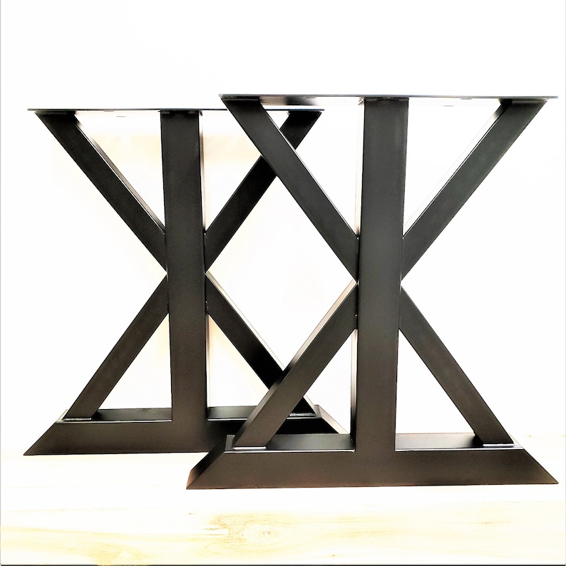 Trestle Shaped Heavy Duty Dining Table Legs - Thumbnail 3