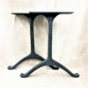 Wishbone Cast Iron Dining Table Legs (H28  x W27)   - Pair